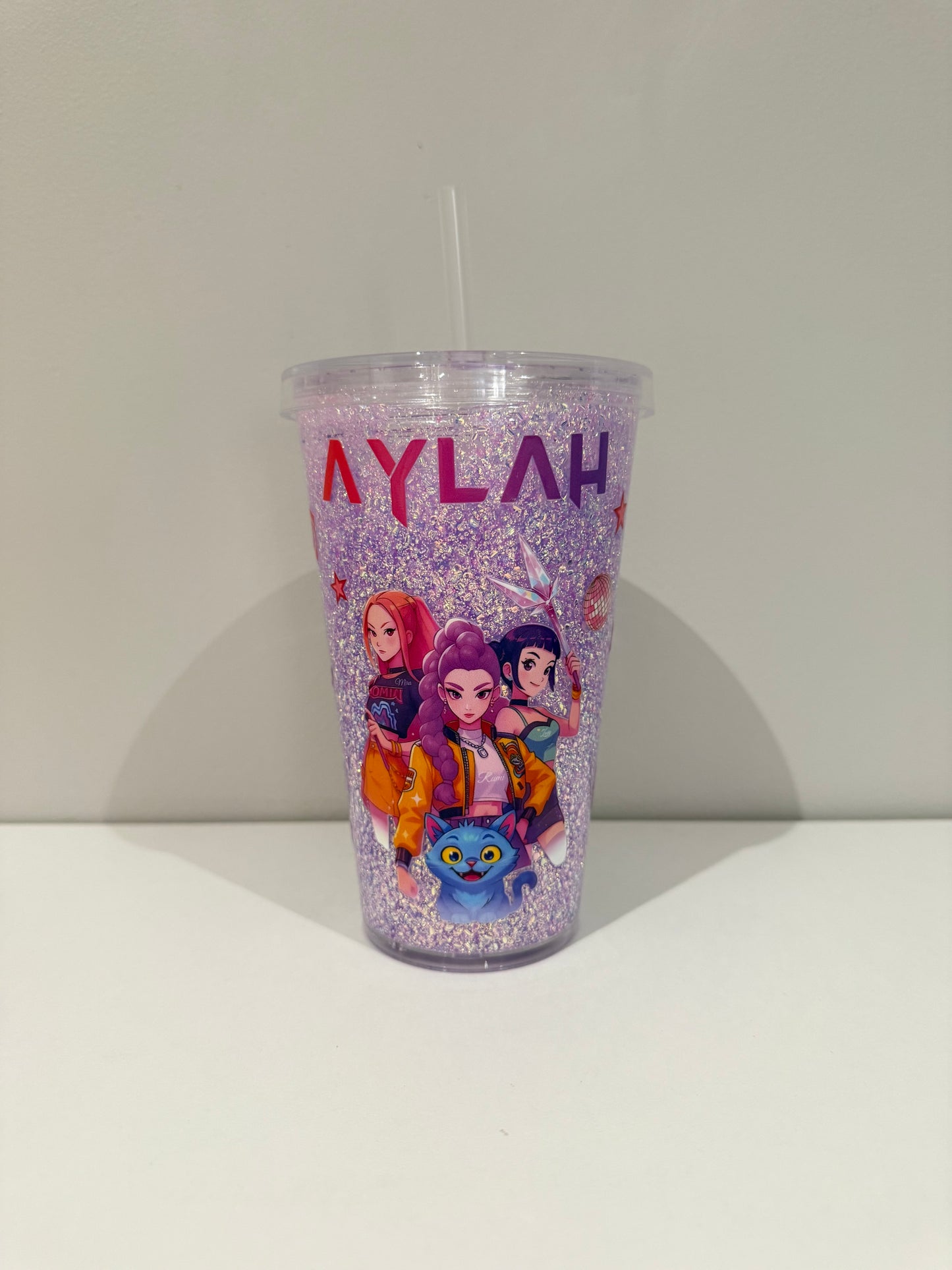 Custom ‘Starbies’ 16oz Snowglobe Tumbler