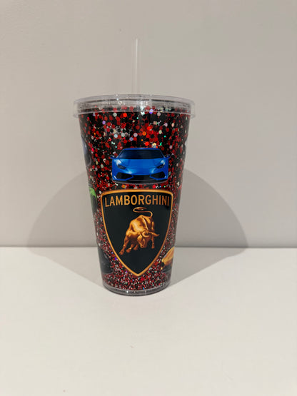 Custom ‘Starbies’ 16oz Snowglobe Tumbler